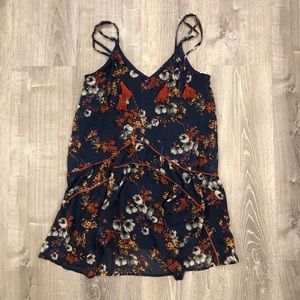 Mission m medium floral summer beach dress nwot